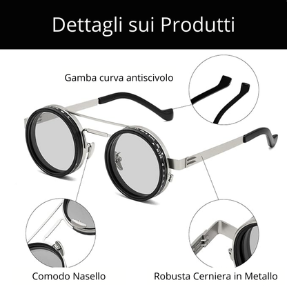 Occhiali polarizzati regolabili